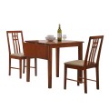 Set masa extensibila dining cu 2 scaune, SILAS, 75/100x75x76 cm